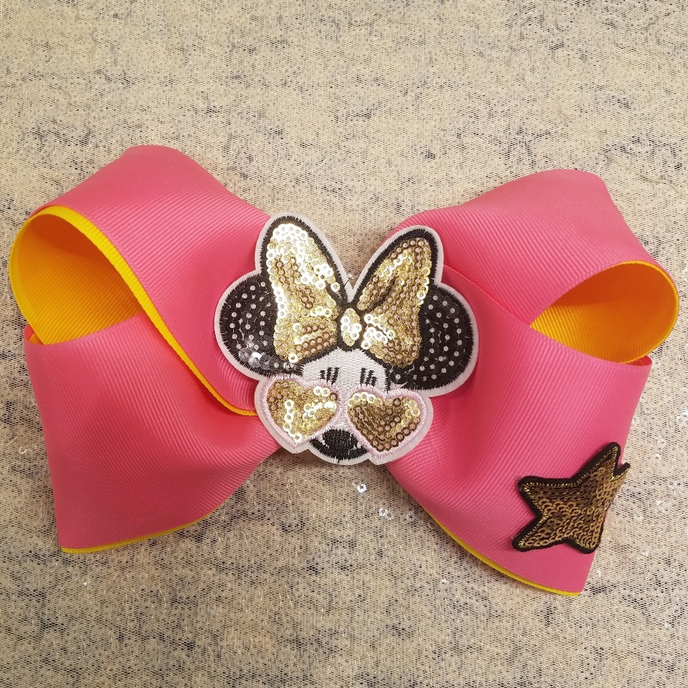 🆕️👸🎀🐀 8" Minnie mouse boutique hair bow